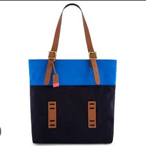 Fossil defender navy tote